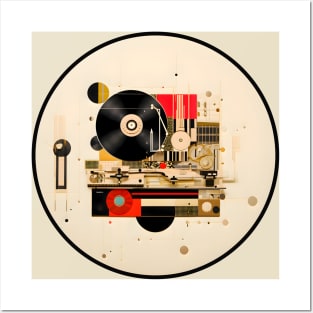 Retro Turntable Vintage Audio Record 2 Posters and Art